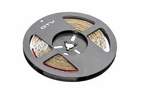 Светодиодная лента GTV 3528, 60 д/м, 4,8W, 12V, IP20, теплый белый, FLASH, 8мм, открытая — купить оптом и в розницу в интернет магазине GTV-Meridian.